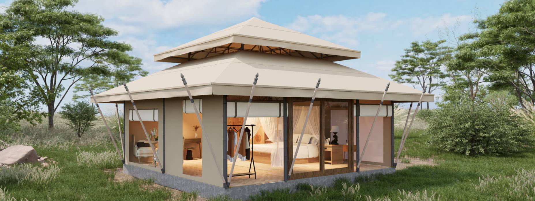 新源县户外野奢帐篷